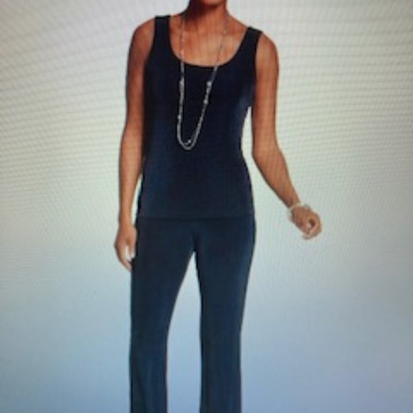 NWOT - Chico's Travelers Classic India Ink Straight-Leg Split Ankle Pant - Sz 0 - Picture 6 of 16